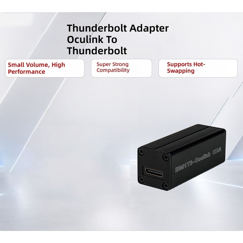 T3 OCuLink Thunderbolt3 USB4 A - Oculink Egpu Dock Graphics Card ulasan dan harga