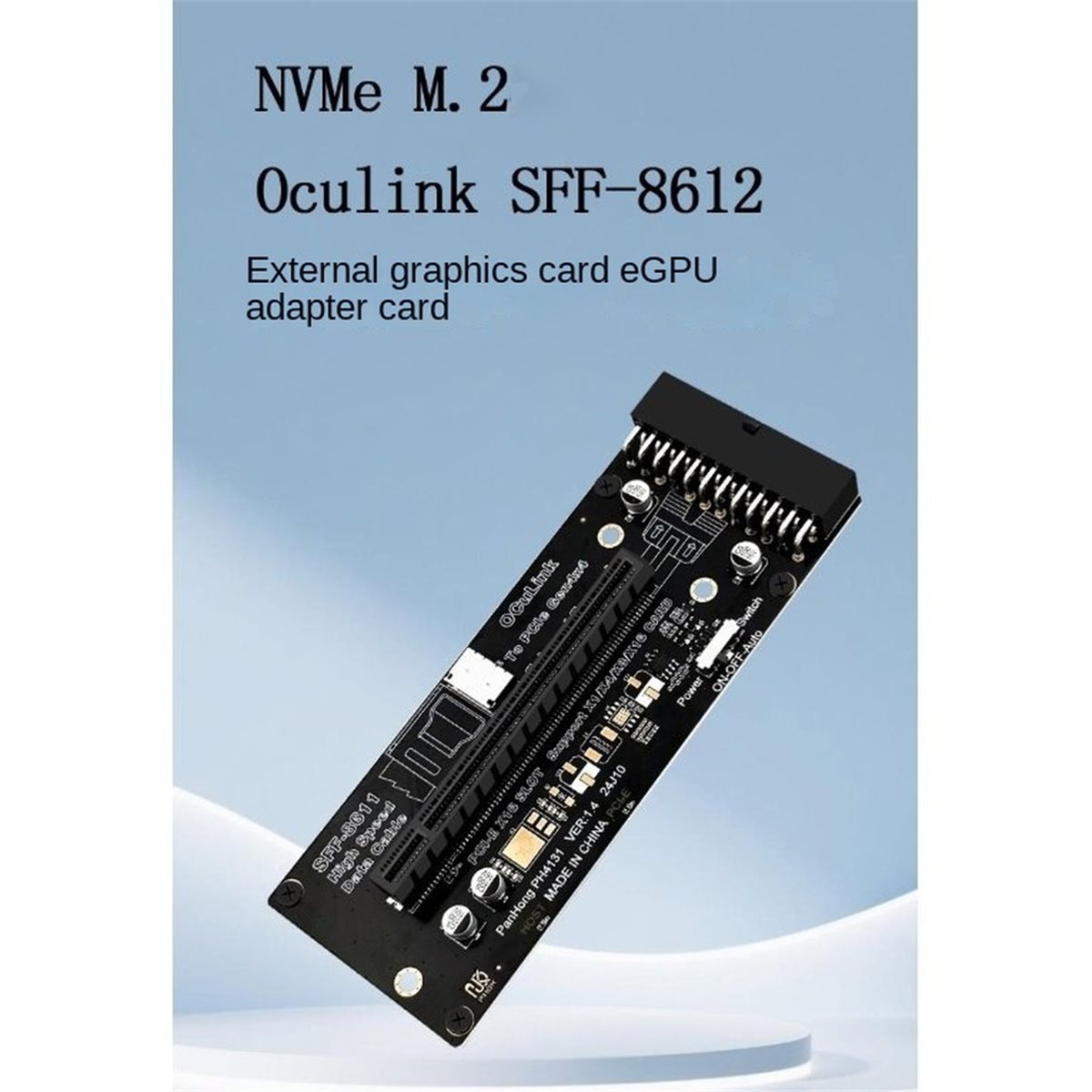 OCuLink EGPU Dock PCIe 4.0 X4  - Oculink Egpu Dock Graphics Card ulasan dan harga